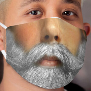 Santa's Beard Cloth Face Mask