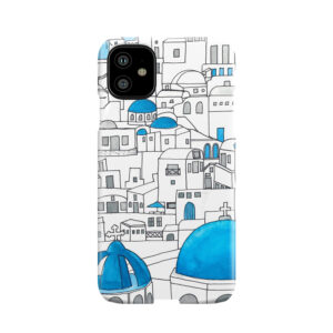 Santorini Blue And White Paradise Phone Case