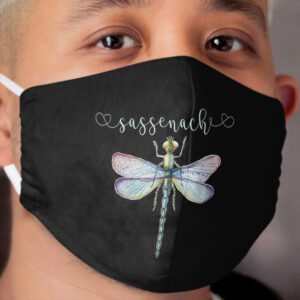 Sassenach Dragonfly Cloth Face Mask