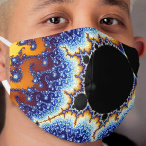 Satellite Antenna Mandelbrot Set Cloth Face Mask