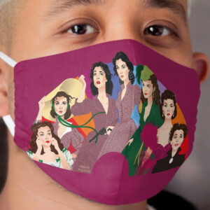 Scarlett Fan Cloth Face Mask