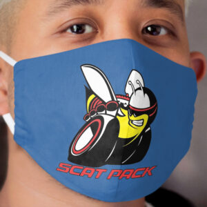 Scat Pack Red Letters Cloth Face Mask