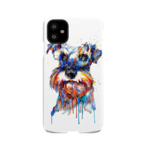 Schnauzer Head Phone Case