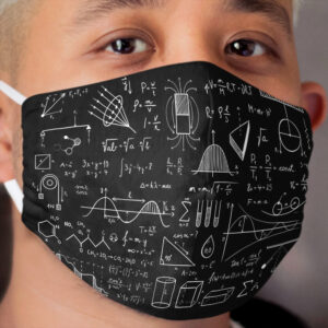 Science Physics Pattern Cloth Face Mask
