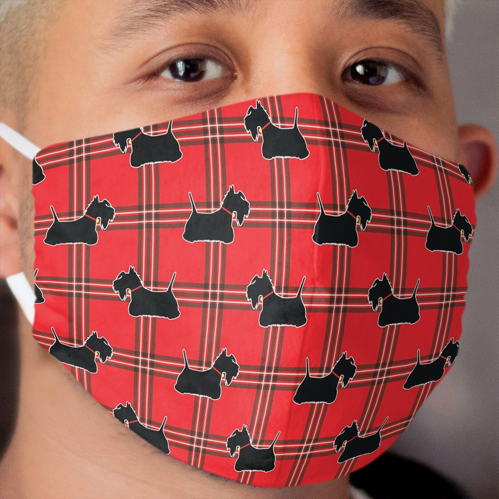 Scottie Dogs Cloth Face Mask