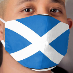 Scottish Flag Cloth Face Mask