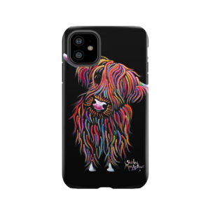 Scottish Highland Cow ' Bolly ' By Shirley Macarthur Tough Phone Case