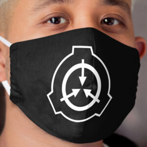 SCP Symbol (Black) Cloth Face Mask