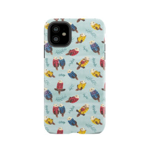 Sea Otters Wearing Plaid Tough Phone Case