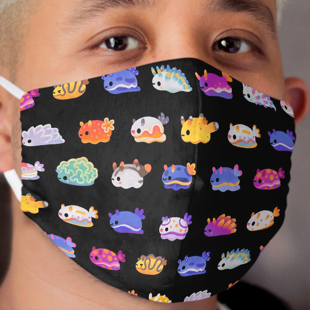 Sea Slug Day Cloth Face Mask
