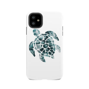 Sea Turtle - Turquoise Ocean Waves Tough Phone Case