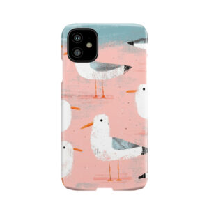 Seagulls On The Shore Phone Case
