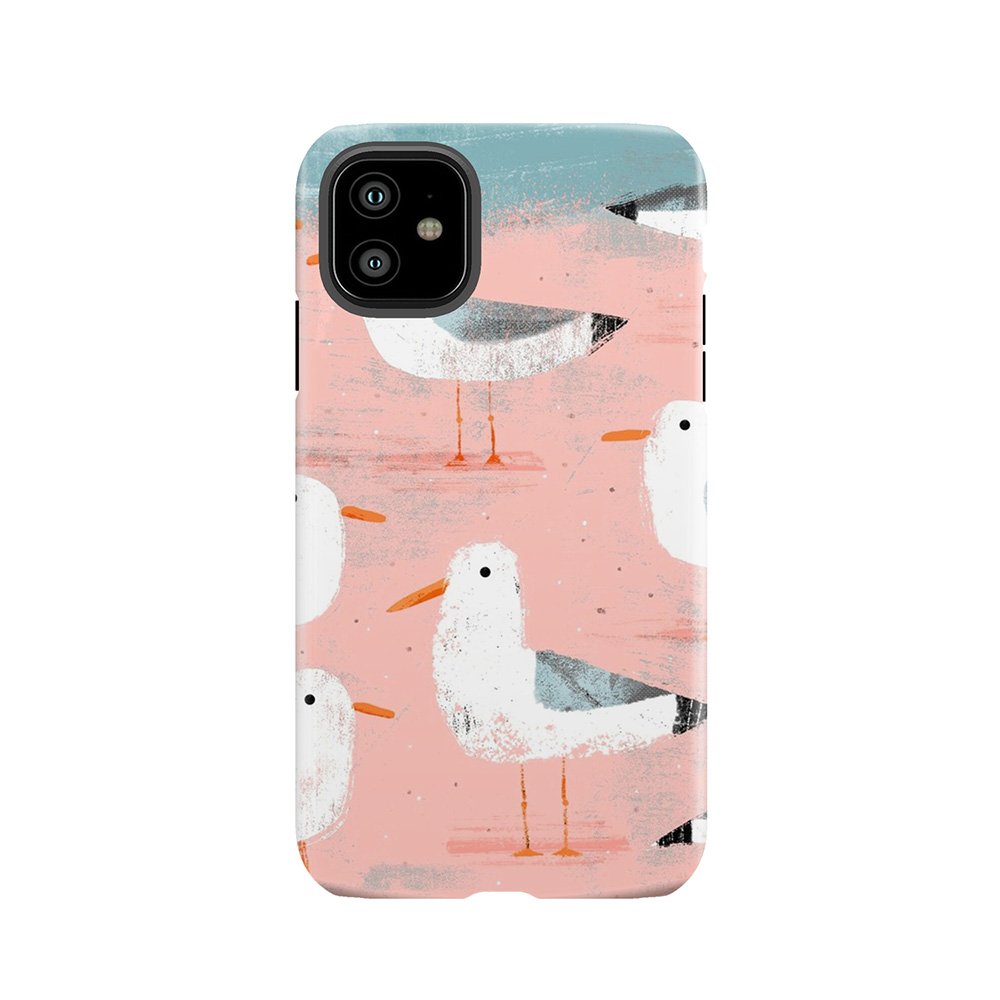 Seagulls On The Shore Tough Phone Case