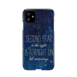 Second Star To The Right Phone Case
