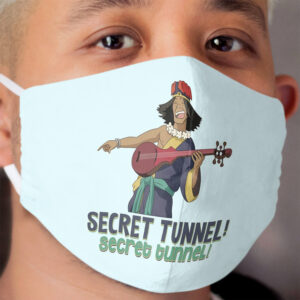 SECRET TUNNEL! SECRET TUNNEL! WITH CHONG FROM AVATAR Cloth Face Mask