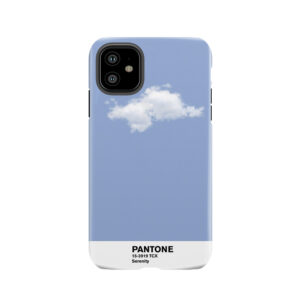 Serenity Blue Pantone Cloud Tough Phone Case