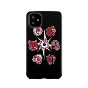 Seven Deadly Tattoos Tough Phone Case