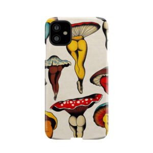 Sexy Mushrooms Tattoo Flash Phone Case