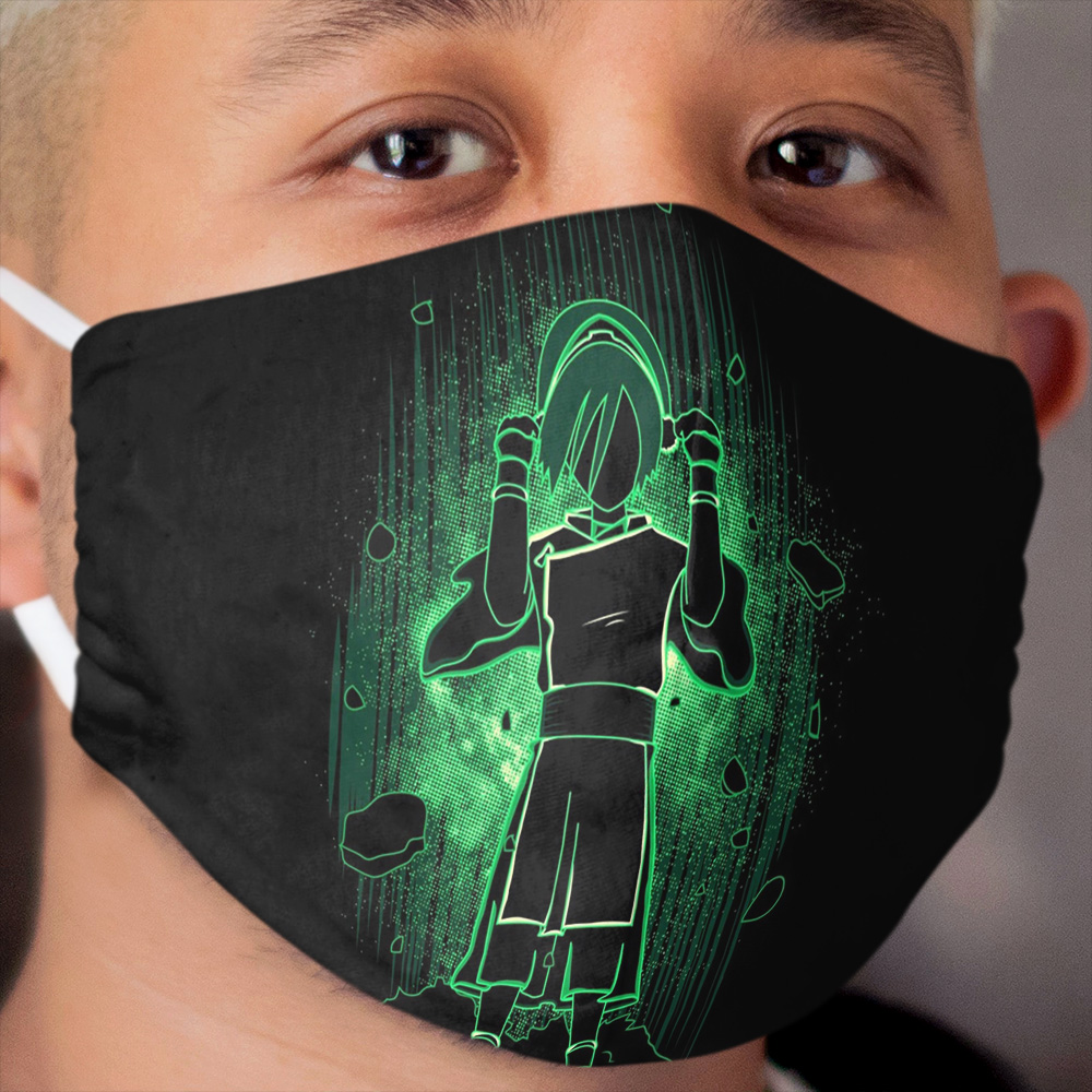 Shadow of the Earthbender Cloth Face Mask