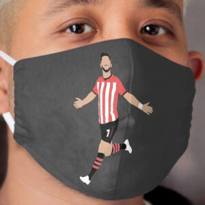 Shane Long, Southampton. Cloth Face Mask
