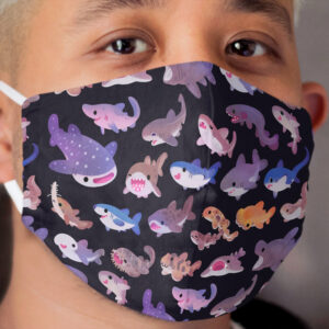 Shark day Cloth Face Mask