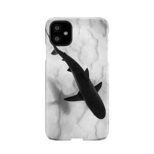 Shark In Silhouette Phone Case