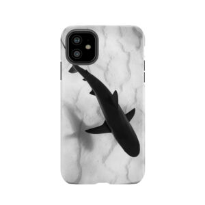 Shark In Silhouette Tough Phone Case