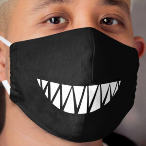 Shark teeth mask smile funny Cloth Face Mask