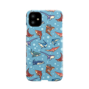 Sharks In The Light Blue Phone Case