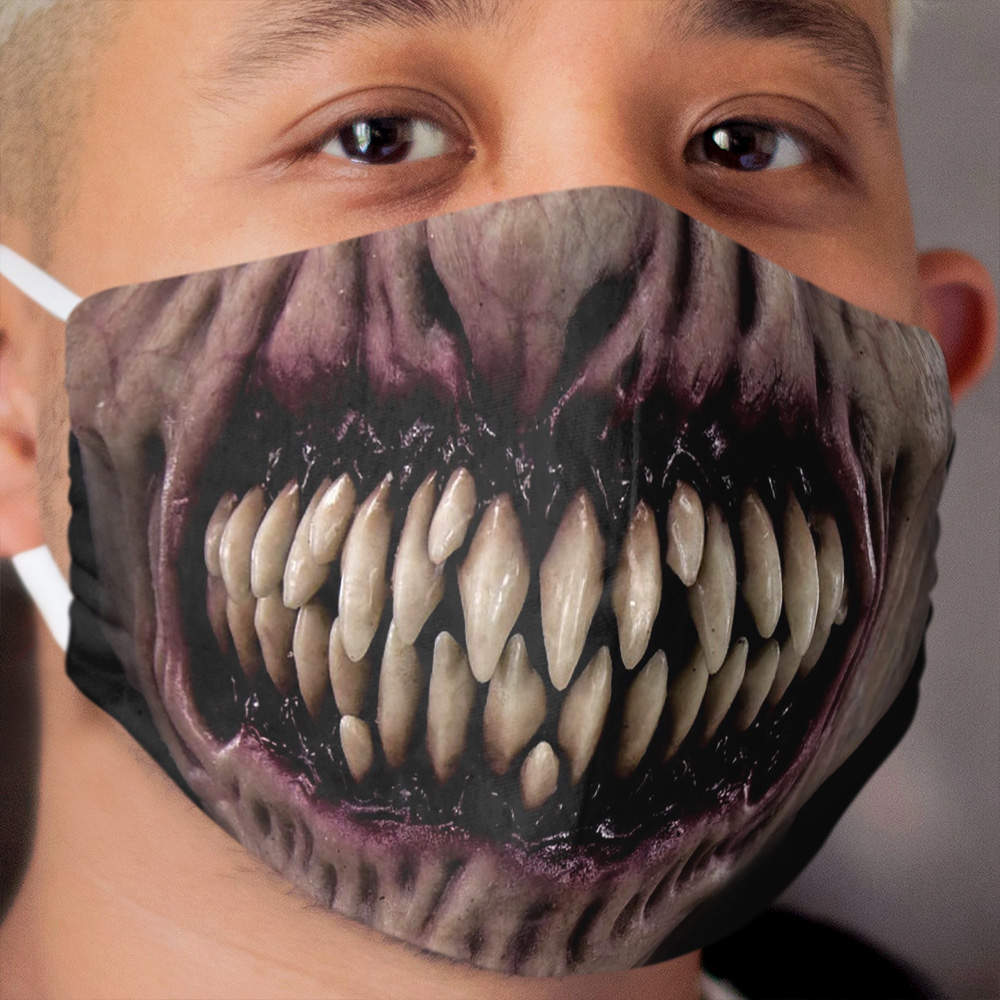 SHARP TEETH MONSTER FACEMask