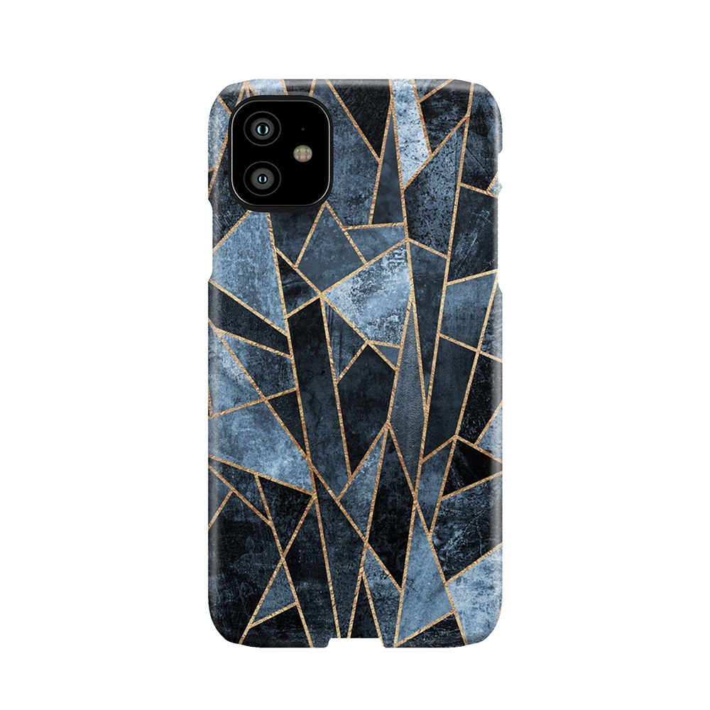 Shattered Soft Dark Blue Phone Case