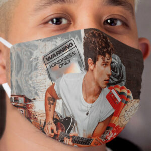 Shawn, Collage, Retro, Mendes Cloth Face Mask