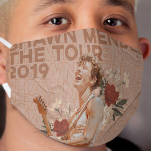 Shawn, Pink, Tour, Mendes Cloth Face Mask