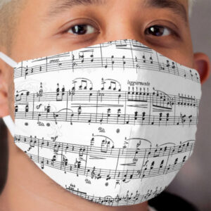 Sheet Music Cloth Face Mask
