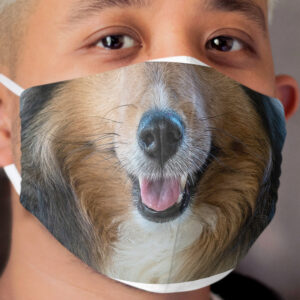 Sheltie Snout Cloth Face Mask