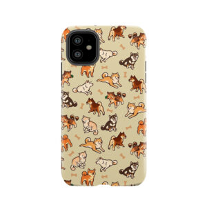 Shibes In Cream Tough Phone Case