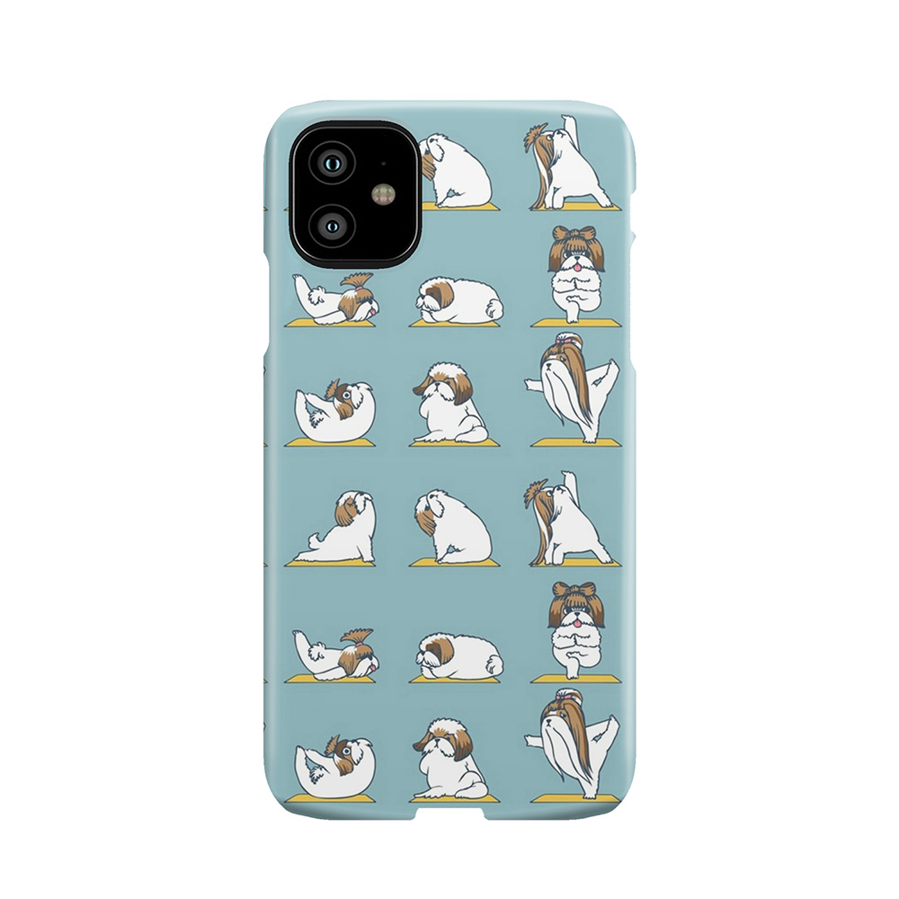 Shih Tzu Yoga Phone Case