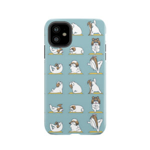 Shih Tzu Yoga Tough Phone Case