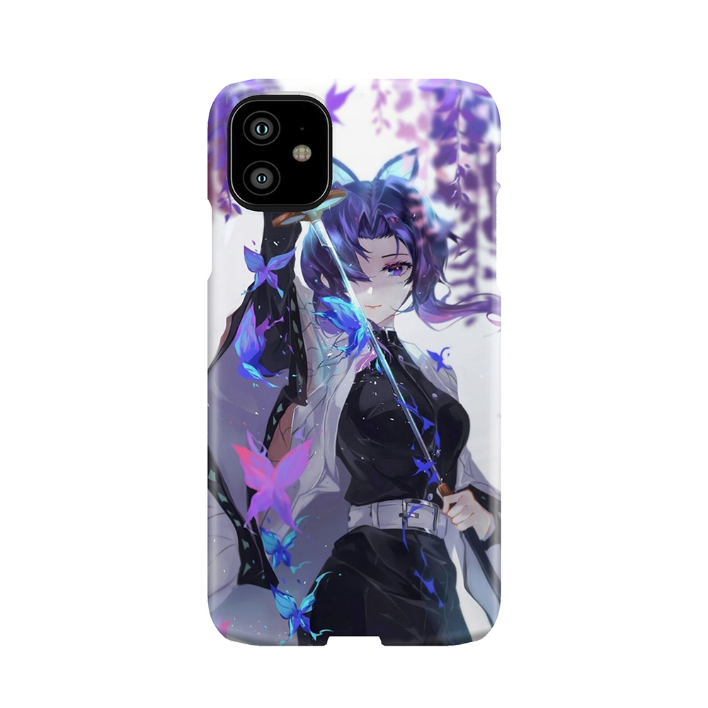 Shinobu Kocho - Demon Slayer Kimetsu No Yaiba Insect Pillar Shinobu Kocho . Phone Case