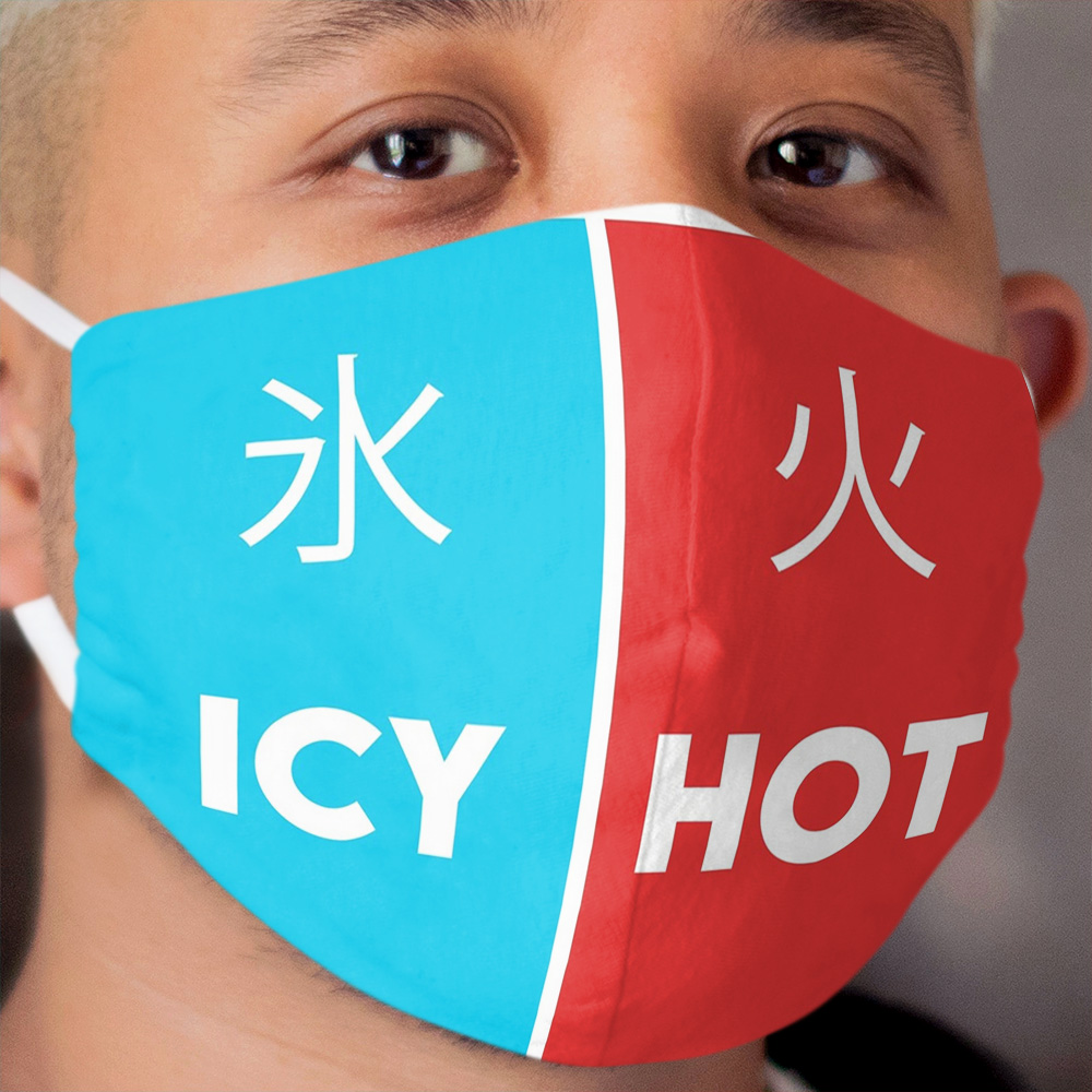 Shouto Cloth Face Mask from My Hero Academia Cloth Face Mask