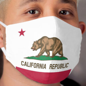 Show off your colors - California Cloth Face Mask