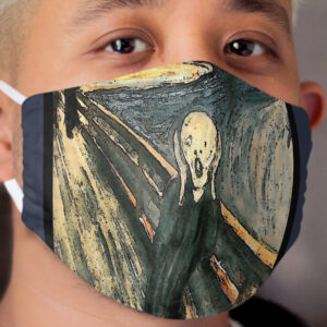 Silent Scream for Coffee Cloth Face Mask