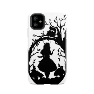 Silhouette - Alice In Wonderland Tough Phone Case