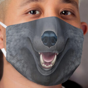 Silver Fox Cloth Face Mask