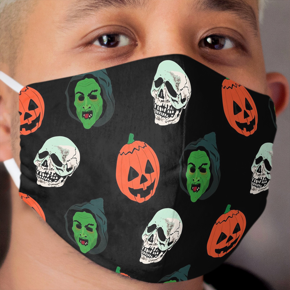 Silver Shamrock Cloth Face Mask Set Cloth Face Mask