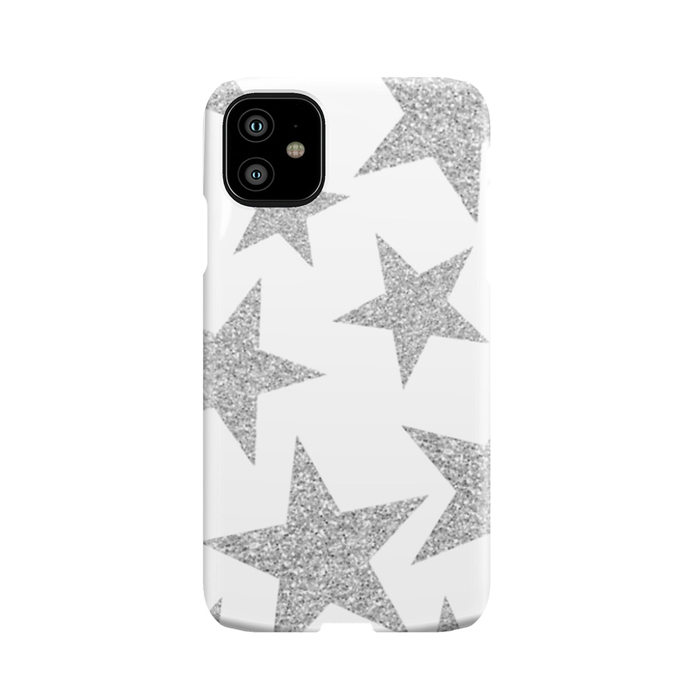 Silver Stars Phone Case