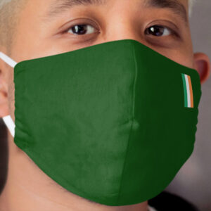 Simple Irish Flag Cloth Face Mask
