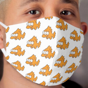 Simpsons fish Cloth Face Mask