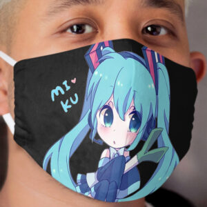 Singer Miku Cloth Face Mask