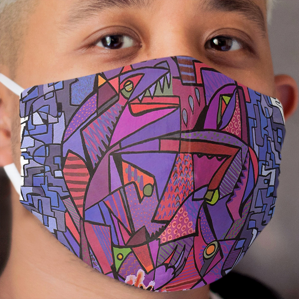 Siouxsie and the banshees Hyaena artwork vinyl LP Cloth Face Mask